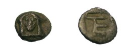 Ancient Coins - Ionia Kolophon Ca 460 BC AR Hemiobol