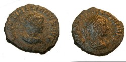 Ancient Coins - Vabalathus & Aurelian 271-273 AD RIC Vv 381 Cohen 1