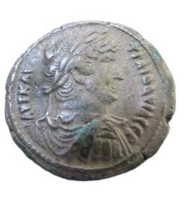 Ancient Coins - Roman Egypt  Hadrian Billion Tetradrachm Yr 11 127/128 Bust Hadrian Right
