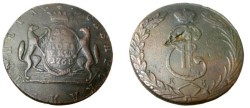 World Coins - Siberia 1768 10K KM