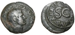 Ancient Coins - Augustus Ae AS S-1683/4