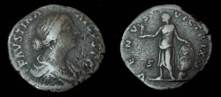 Ancient Coins - Faustina Junior AE Sestertius