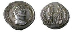 Ancient Coins - Maximianus AR Argenteus. 296 AD. MAXIMIANVS AVG,