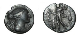 Ancient Coins - L. Valerius 108-107 BC AR denarius SRCV I 183; Syd 565 Craw 306/1; RSC 1; Valeria 11