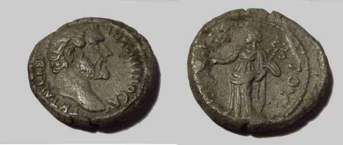 Ancient Coins - Roman Egypt Antoninus Pius Billion Tetradrachm 138-161AD