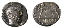 Ancient Coins - Roman Republic L. T. Turius Sabinus 88BC