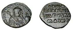 Ancient Coins - Constantine VII & Romanus I 950-944AD Constantinople AE Follis