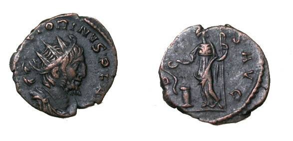 Ancient Coins - Victorinus AD 268 - 270,  AE Antoninianus