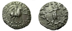 Ancient Coins - Indo-Skythians Vonoes "Great King" Ca 100-65 BC AR Tetradrachm