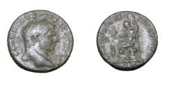 Ancient Coins - Roman Imperial Caracalla 193-211 AD  AE As 12.19 gm    Head Right Roma Std L