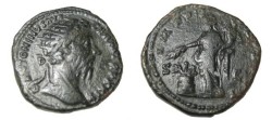Ancient Coins - Marcus Aurelius 139-180AD AE Dupondius IMP VII COS III RIC 1134