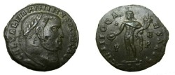 Ancient Coins - Maxminus II 305-313 AD GENIO CAESAR Genius standing L