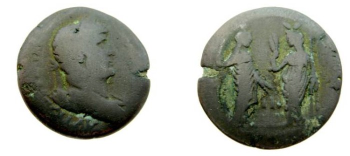 Ancient Coins - Roman Egypt Alexandria Hadrian 117-138  AD AE Drachm