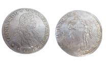 World Coins - Italy Tuscanny Cosimo III 1677 Piastre Dav. 4209
