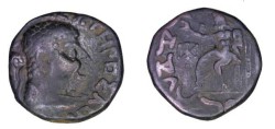 Ancient Coins - Bactria , Hermaids Ca 40-1 BC AE Tetradrachm