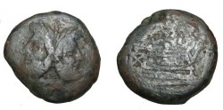 Ancient Coins - Roman Republic AE AS 194-190 BC S-132
