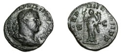 Ancient Coins - Severus Alexander 222-235AD AE Sestertius Liberalitas Augustus IIII RIC 575
