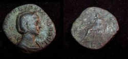 Ancient Coins - Herennia Etruscilla Wife of Trajan 249-251AD