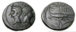 Ancient Coins - Gaul, Nemausus Augustus & Agrippa Ca. 27BC AE Dupondius