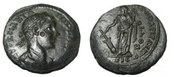 Ancient Coins - Gordian III 238-244 AD Nicopolis as Istrum AE27 Tyche w anchor