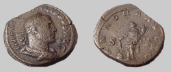 Ancient Coins - Phillip I 244-249AD AE Sestertius