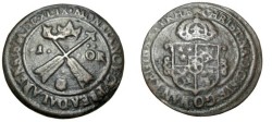 World Coins - Sweden Christina 1632-1654 Avesta 1 Ore 1649 MDCXLIX KM# 162.2