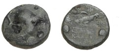 Ancient Coins - Asia Minor Phygria, Apameia AE 25 133-48 BC S-5120