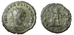 Ancient Coins - Aurelian 270-275 AD Antoninianus Sol