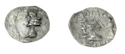 Ancient Coins - Persis Artaxerxes II son of Darius 1st Century BC AR Obol S# 6215