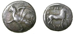 Ancient Coins - Thrace, Abedera 411-385BC AR Stater