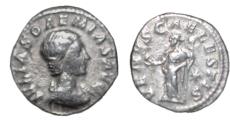 Ancient Coins - Roman Imperial Julia Soaemias Mother Elagabalus d 222 AD AR Denarius 2.83 gm