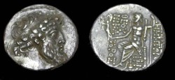 Ancient Coins - Demetrios II, Nikator AR Tetradrachm Diademed Hd R