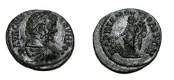 Ancient Coins - Septimus Severus 193-211 AD AE 21 Marcianopolis Moesia Inferior Tyche/ Fortuna