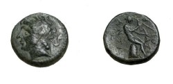 Ancient Coins - Seleukid Kings Antiochus I Soter 280-261 BC AE12 Houghton 352