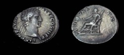 Ancient Coins - Nerva Denarie 96- 98 AD