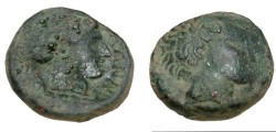 Ancient Coins - Thessaly Phalanna AE 20 Ca 350 BC S-2180