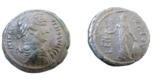 Ancient Coins - Roman Egypt  Hadrian Billion Tetradrachm Yr 11 127/128 Bust Hadrian Right