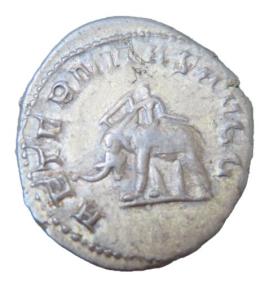 Ancient Coins - Roman Imperial Philip I  247-249 AD  AR Antoninianus Rx AETERNITAS AVGG Elephant Walk L