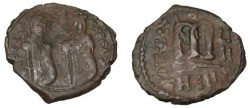 Ancient Coins - Phocas 602-610 AD  AE Follis Theoupolis