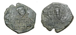 Ancient Coins - Constantine X 1059-1067AD Constantinople AE Follis