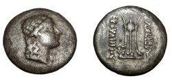 Ancient Coins - Bactraia Euthydemos II Ca 190-171BC Nickel Di-Drachm S-7540 M.118