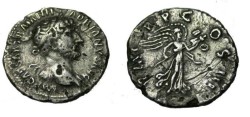 Ancient Coins - Hadrian 96-138AD AR Denarius Fouree