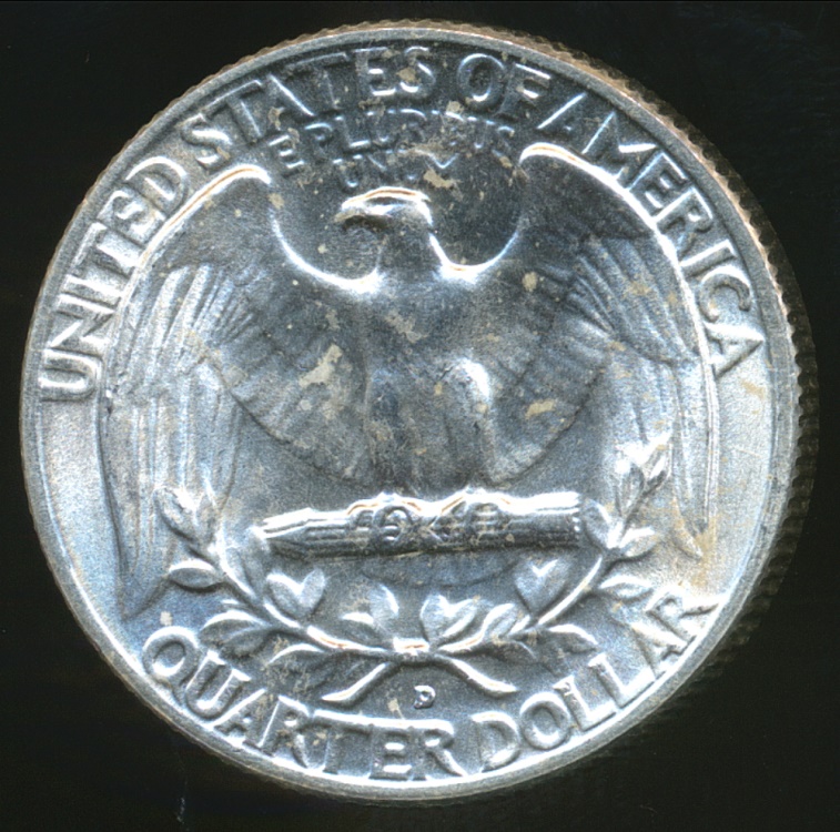 United States, 1959D Quarter Dollar, Washington (Silver) Uncirculated