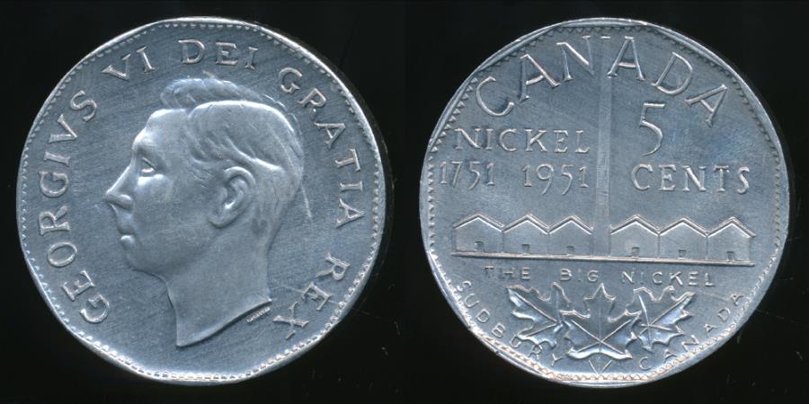 CANADIAN UNCIRCULATED NICKEL YOUR CHOICE