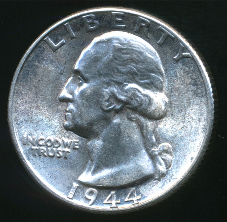 United States, 1944 Quarter Dollar, Washington (Silver) Uncirculated