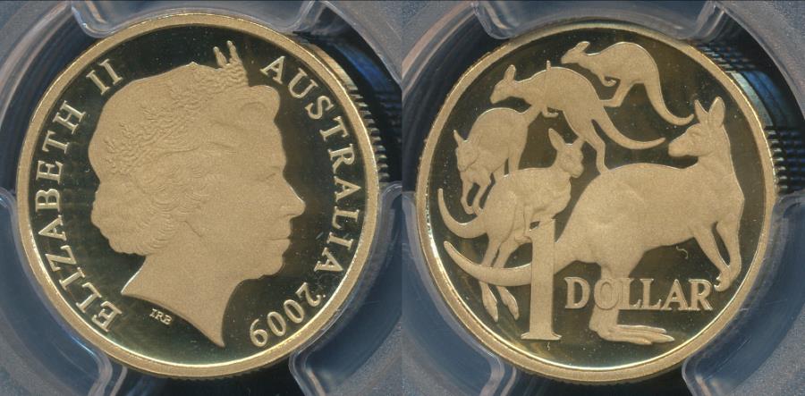 Coins & Paper Money 2009 AUSTRALIAN $1 ONE DOLLAR COIN ...