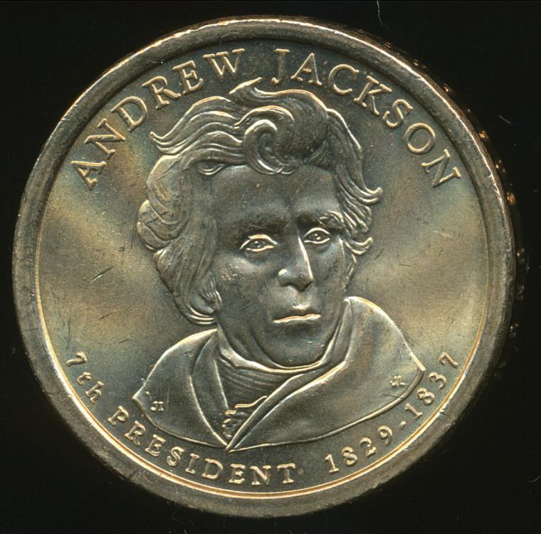 2008 P/&D Andrew Jackson Presidential One Dollar Coin From U.S Mint Money Coins