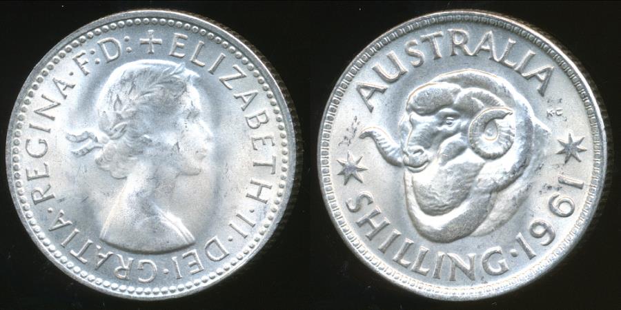 KING GEORGE V Shilling very Nice 1924 Australian Silver ONE Shilling 1//-