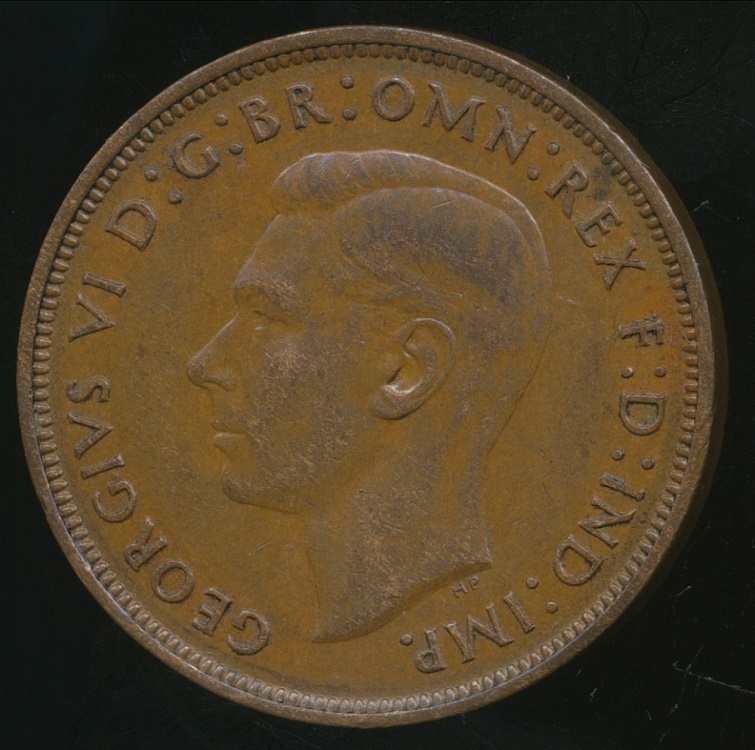 Great Britain Kingdom 1938 One Penny George VI Very Fine great-britain-kingdom-1938-one-penny-george-vi-very-fine