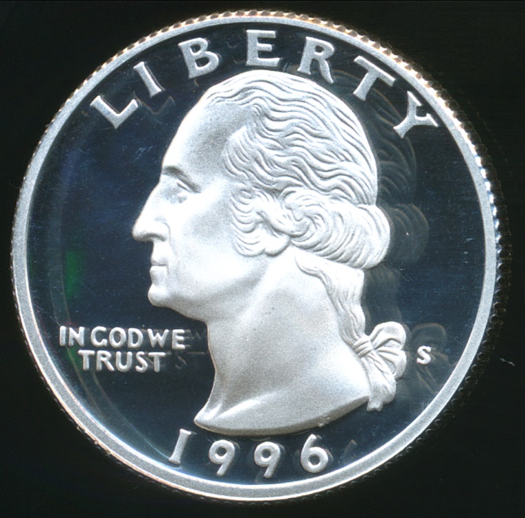 アンティークコイン 銀貨 1993 S Washington Silver Quarter PCGS